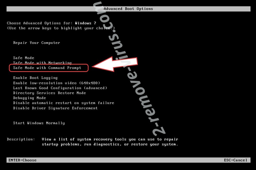 Remove Lulz ransomware - boot options