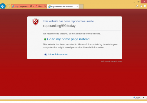 Rimuovere Coperanking999.today