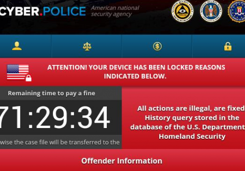 Eliminar Cyber Police Ransomware