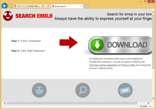 Come rimuovere Emoji-search.com