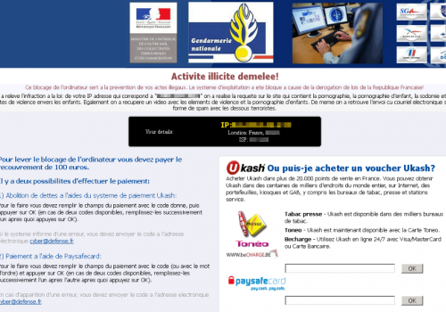 Eliminar Gendarmerie Ransomware