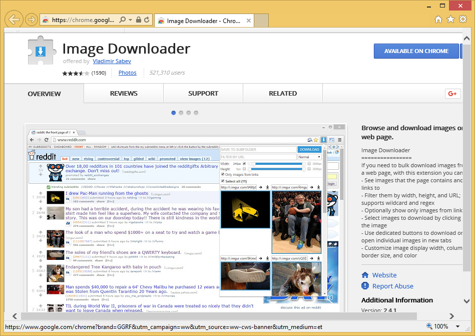 Image Downloader Extension