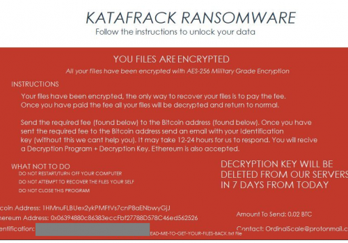 Eliminar Katafrack virus