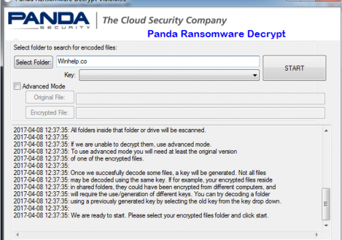Panda ransomware virus retiro