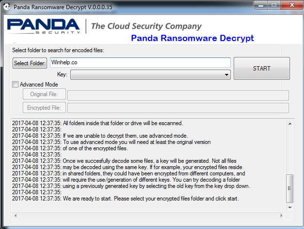 Panda ransomware virus