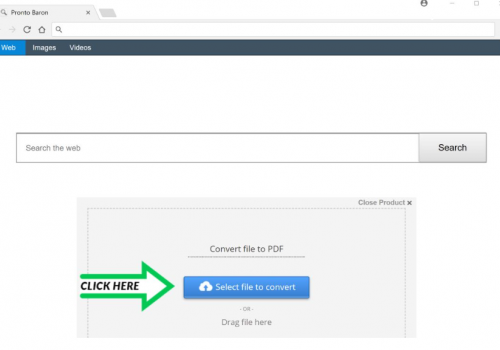 Remove Pronto Baron search