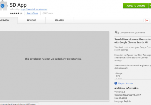 Remove SD App Chrome Extension