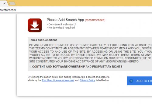 Remove Search fort pro Adware