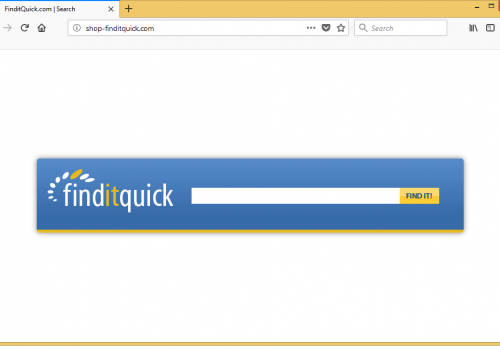 Come rimuovere Shop-finditquick.com