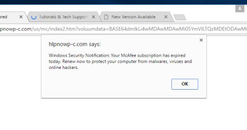 Remove “Windows Security Notification” Fake Alerts