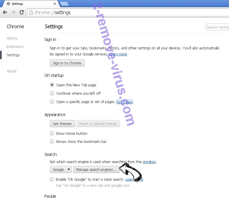 BestSearch.live Chrome extensions disable