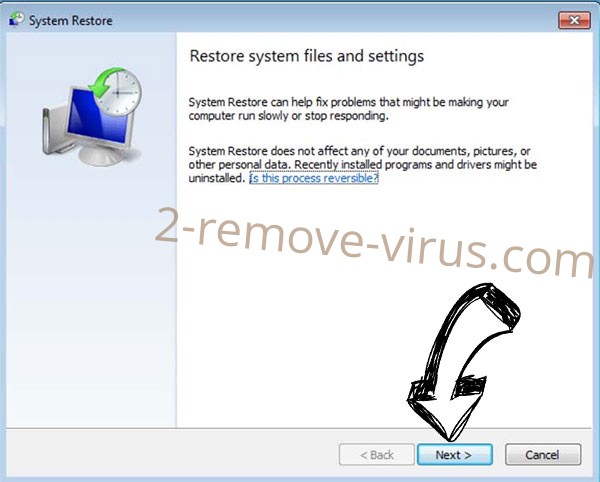 Get rid of V3JS ransomware - restore init