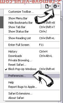Rogue Chromium Browser Safari menu