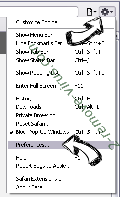 PDFster Safari menu