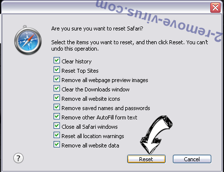 PDFster Safari reset