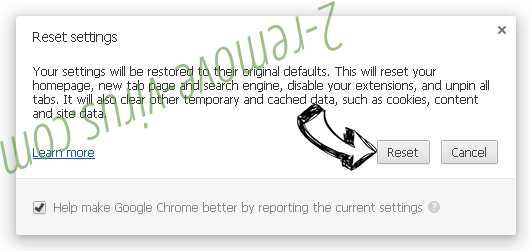 Streamfrenzy Toolbar Chrome reset