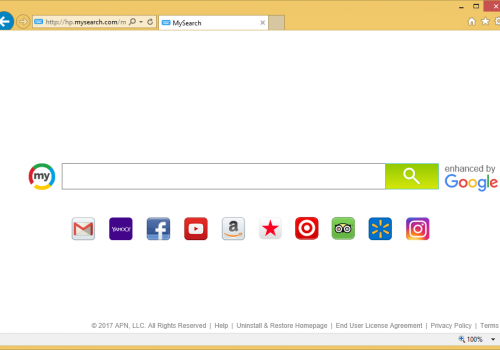 Rimuovere Hp.MySearch.com da Chrome, Firefox e Internet Explorer