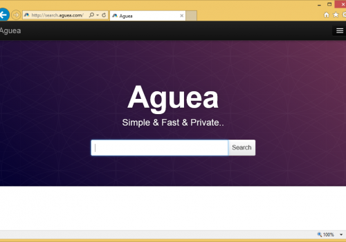 Rimuovere search.aguea.com