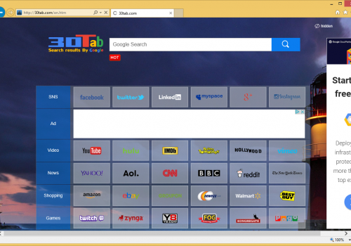 Rimuovere 30Tab Safe Navigation redirect