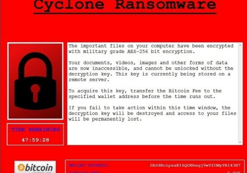 Eliminar Cyclone Ransomware