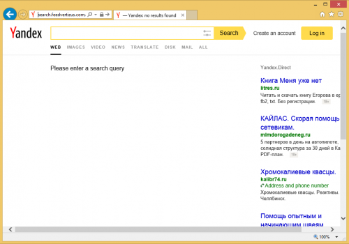 Rimuovere SEARCH.FEEDVERTIZUS.COM