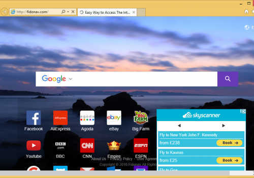 Fidonav.com – come rimuovere?