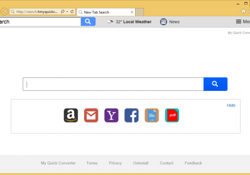 Rimuovere Hmyquickconverter.com