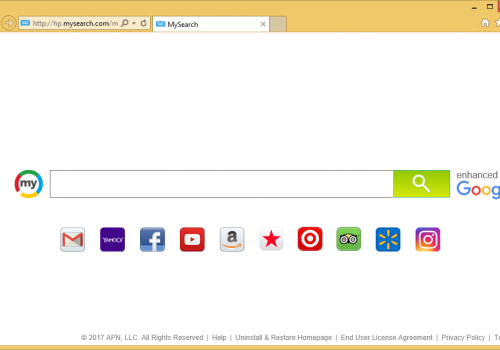 Hp.mysearch.com rimozione