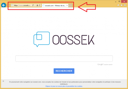 Rimuovere Oossek.com Virus