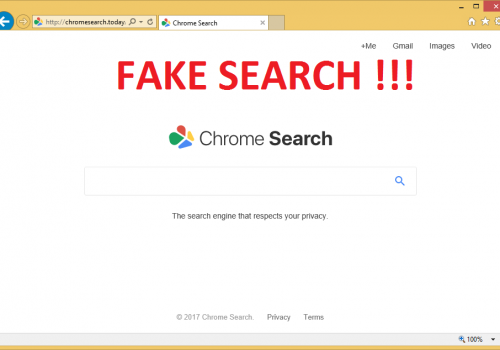 Come disattivare chromesearch.today