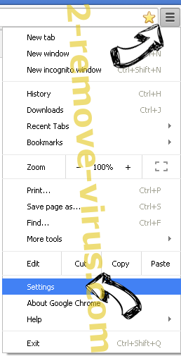 Kifind.com Chrome menu