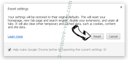 Kifind.com Chrome reset