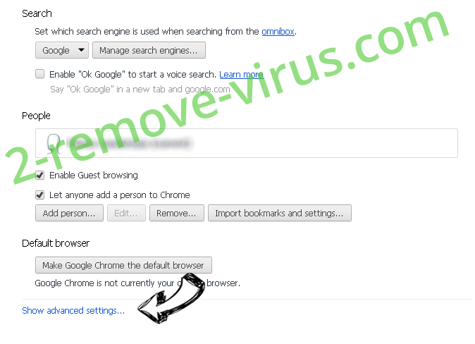 Amarktflow Chrome settings more