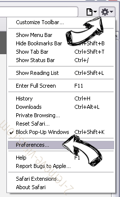 Microcosm Tab Safari menu