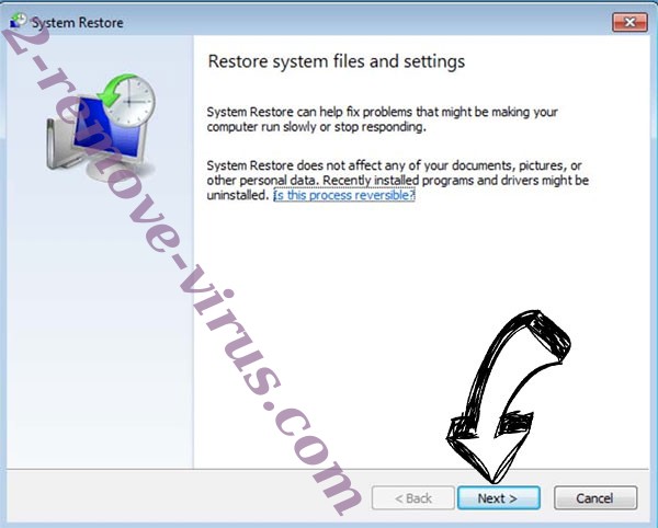 Get rid of .locked extension virus entfernen - restore init