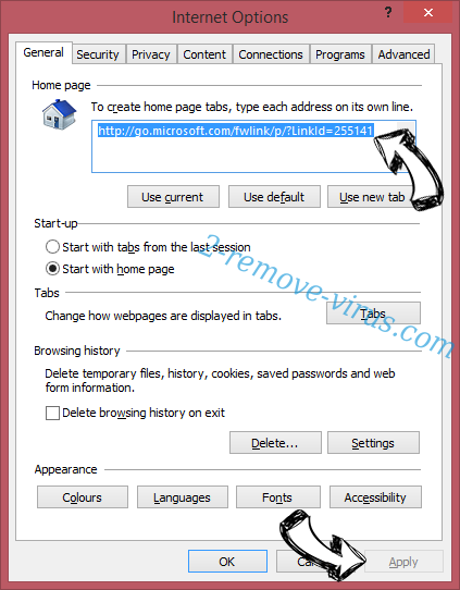 Search.combotab.com Virus IE toolbars and extensions