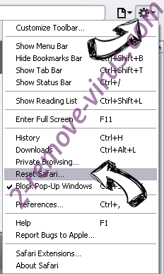 Search.combotab.com Virus Safari reset menu
