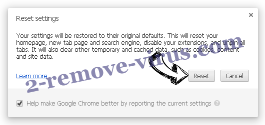 Homepage.re Chrome reset