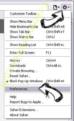 Downloadpartytab.com Safari menu