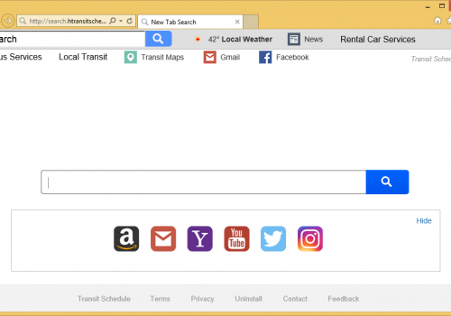 Rimuovere Search.htransitschedule.co