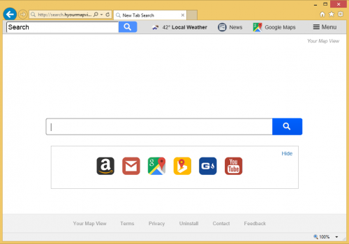 Rimuovere Search.hyourmapview.com Virus