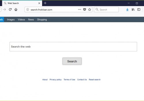 Rimuovere Search.froktiser.com