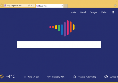 Rimuovere Equaltab.biz