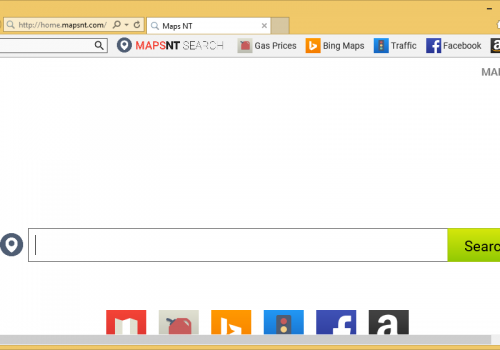 Rimuovere Home.mapsnt.com