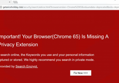 Remove “Important! Your Browser(Chrome 65) Is Missing A Privacy Extension” Scam