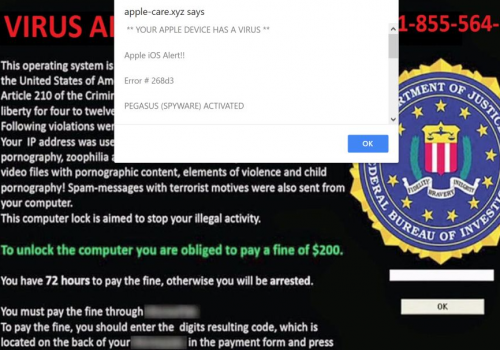 Remove Pegasus Spyware Activated Scam