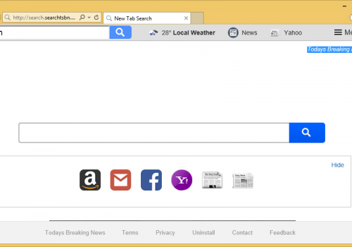 Rimuovere Todays Breaking News Virus