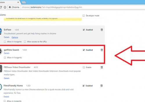 Remove getFilms Search