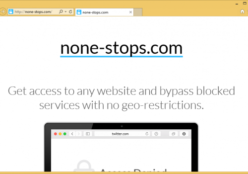 Rimuovere none-stops.com