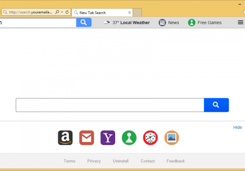 Search.Youremailaccounts.com rimozione